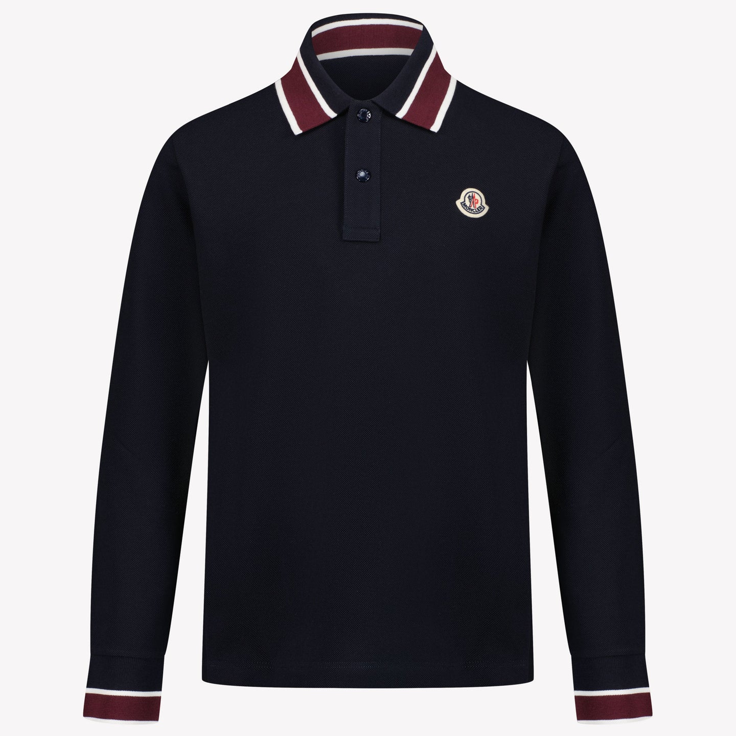 Moncler Boys Polo Navy