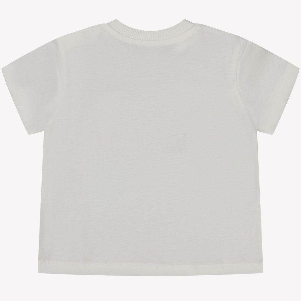 Moschino Baby Unisex T-shirt Off White