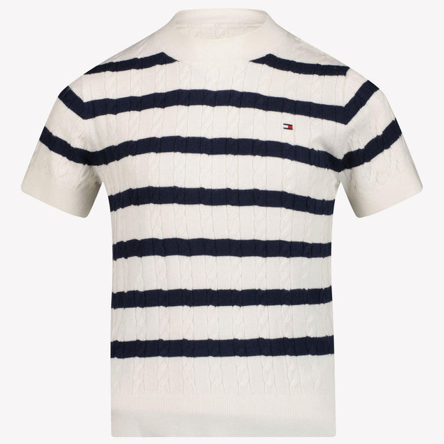 Tommy Hilfiger Kids Girls Sweater White