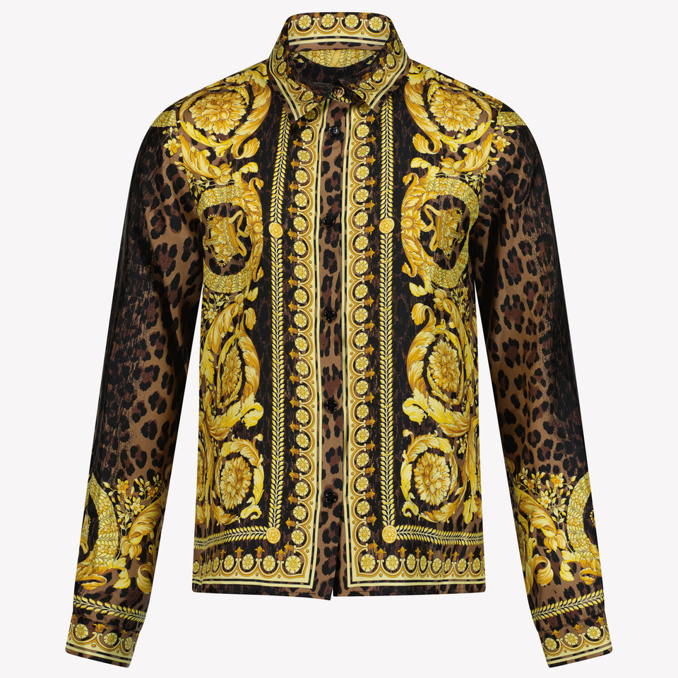 Versace Meisjes Blouse Bruin