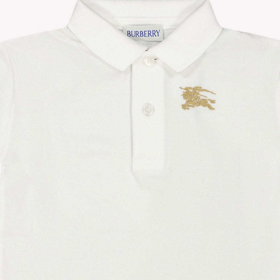 Burberry Johane Baby Boys Polo  White