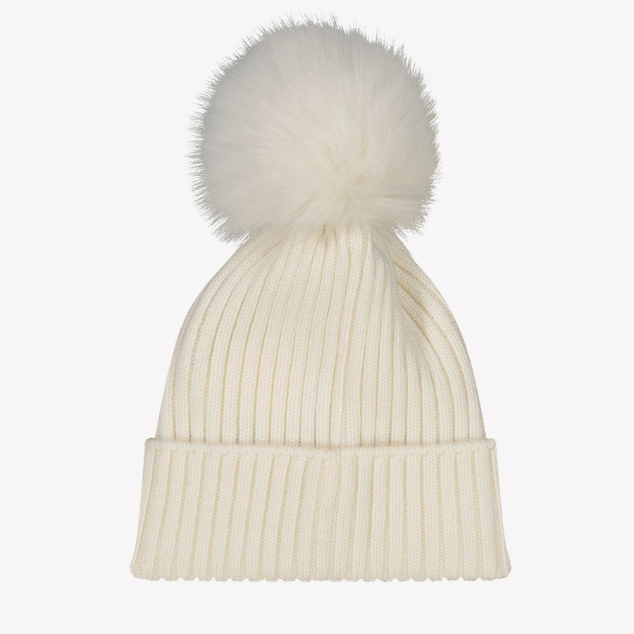 Moncler Meisjes Muts Off White
