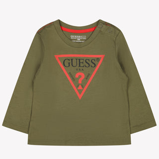 Guess Baby Jongens T-shirt Army