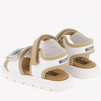 Moschino Unisex Sandals  Beige