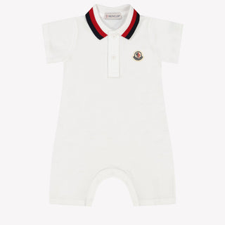 Moncler Baby Boys Playsuit In White