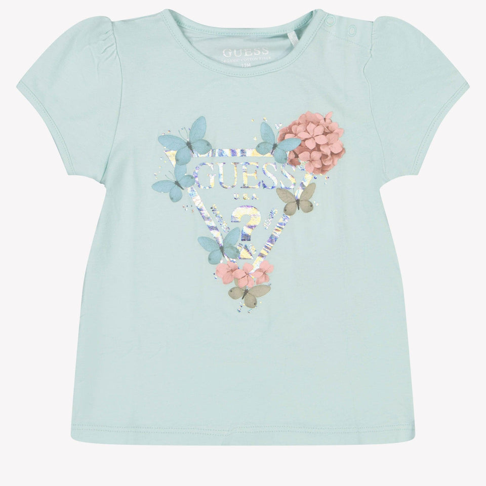 Guess Baby Meisjes T-Shirt In Mint