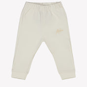 Malelions Baby Unisex Pants OffWhite