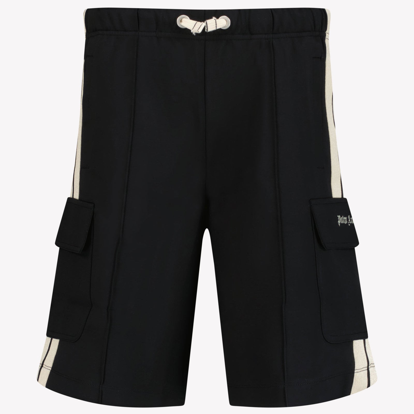 Palm Angels Kids Boys Shorts In Black