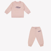 Off-White Baby Meisjes Joggingpak Licht Roze