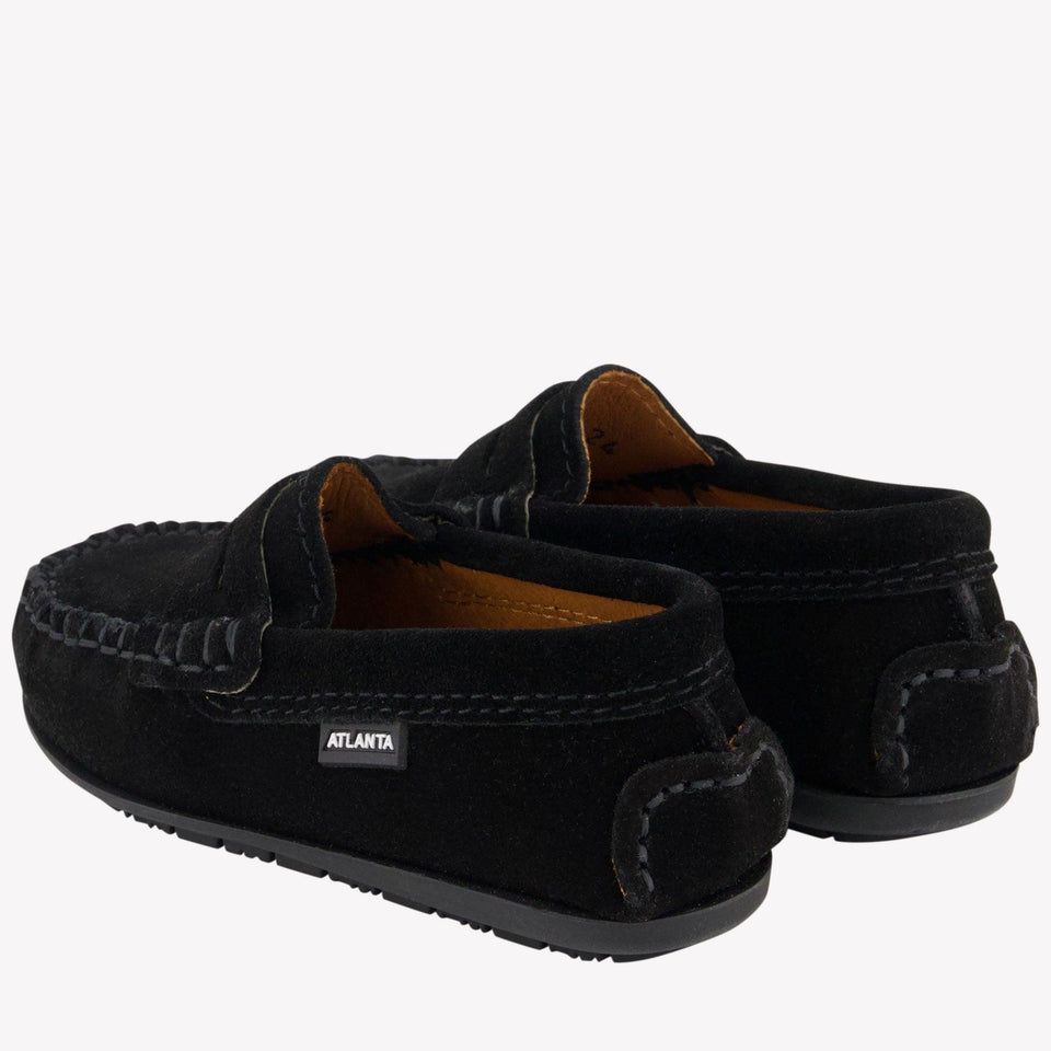 Atlanta Moccasin Unisex Shoes In Black