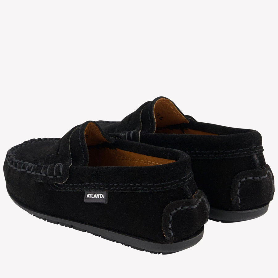 Atlanta Moccas Unisex Shoes  Black
