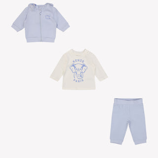 Kenzo Kids Baby unisex jogging suit Light Blue