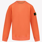 Stone Island Boys sweater Orange