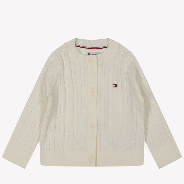 Tommy Hilfiger Baby Meisjes Vest Off White