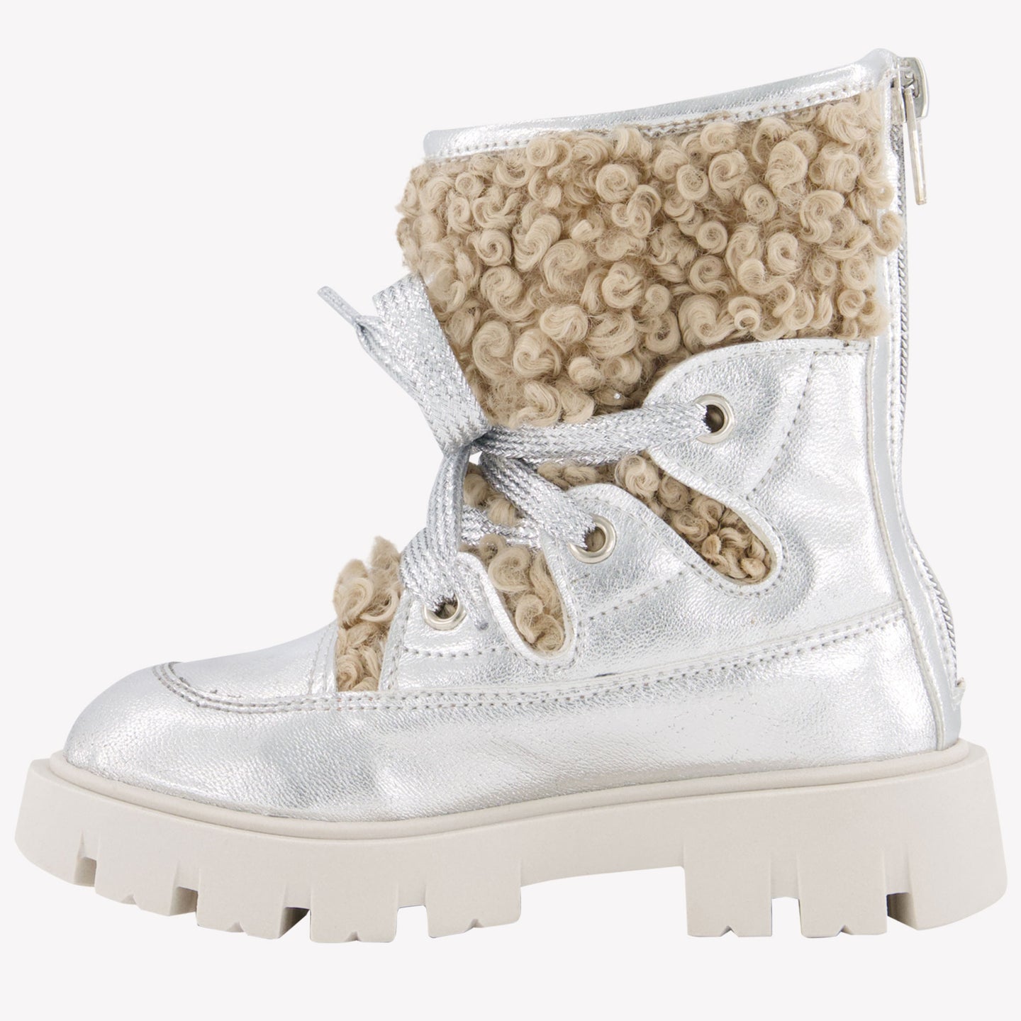 MonnaLisa Girls Boots Silver