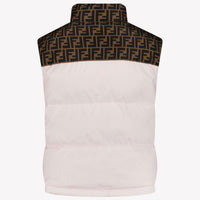 Fendi Kids Girls Bodywarmer  Light Pink