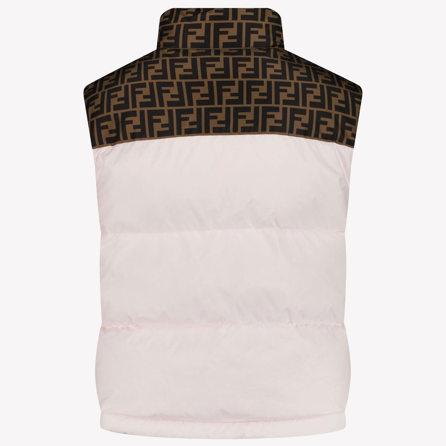 Fendi Kids Girls Bodywarmer  Light Pink