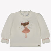 Mayoral Baby Girls T-shirt OffWhite