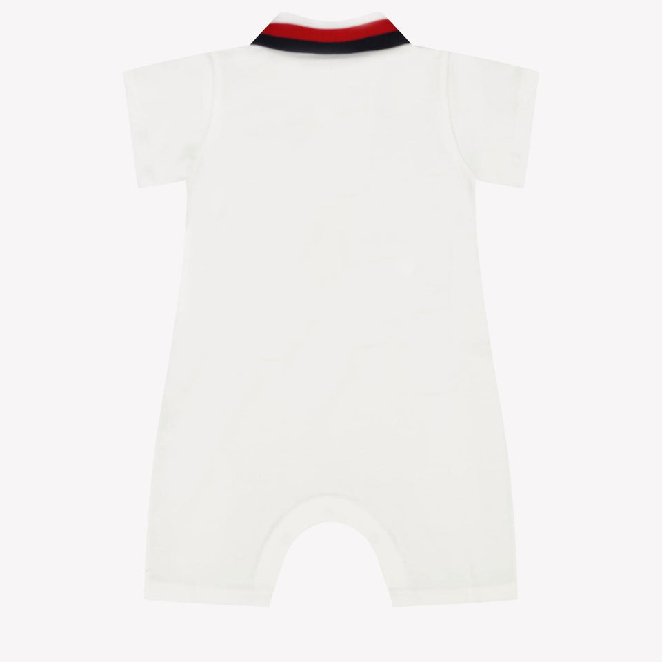 Moncler Baby Boys Playsuit In White