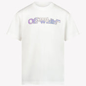 Off-White Kinder Meisjes T-Shirt In Wit