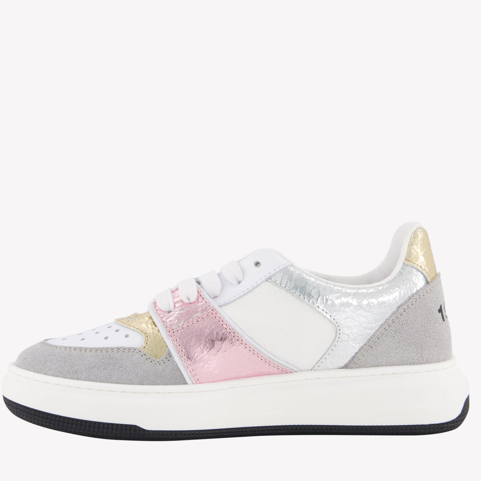 Dsquared2 Meisjes Sneakers Zilver