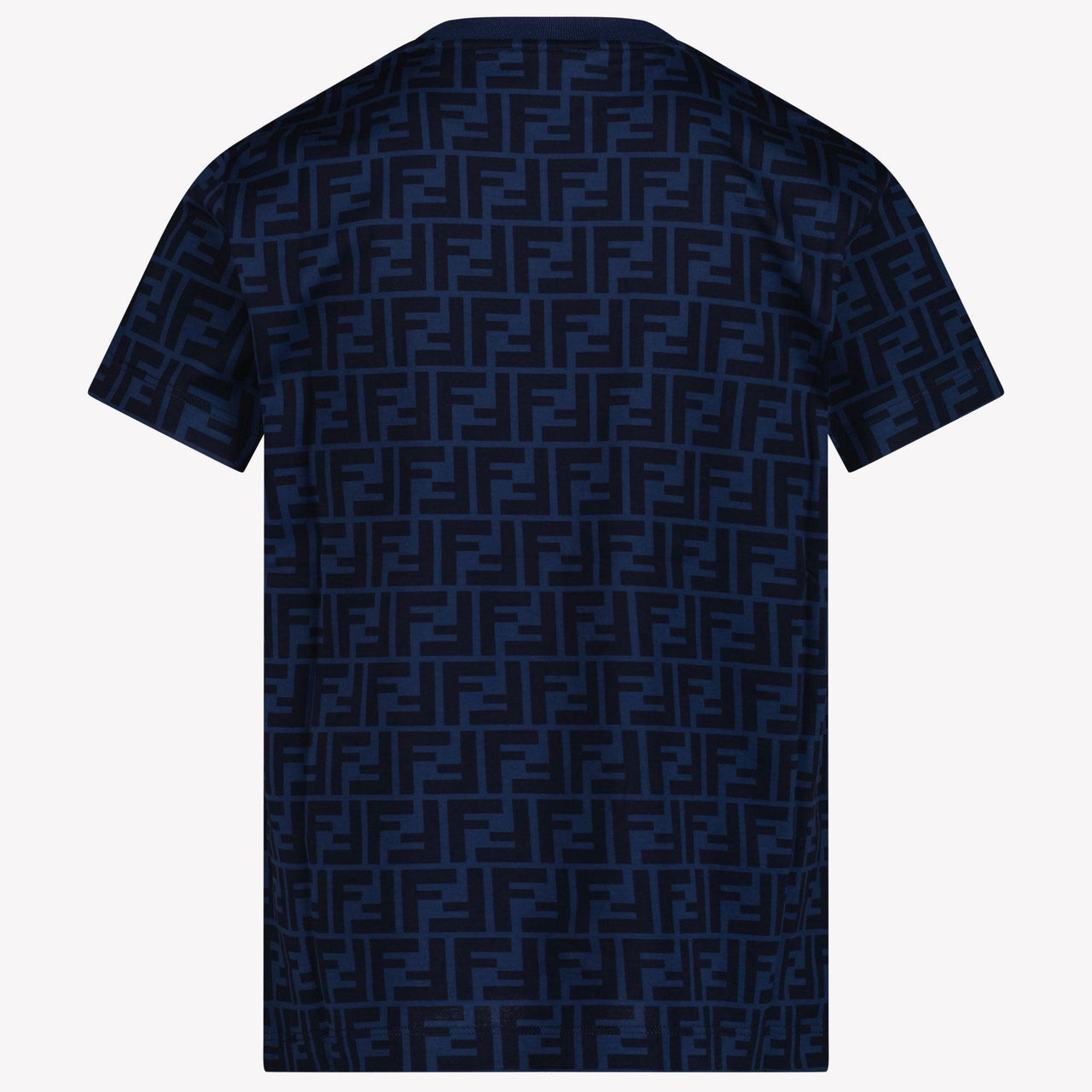 Fendi Kids Unisex T-Shirt  Navy