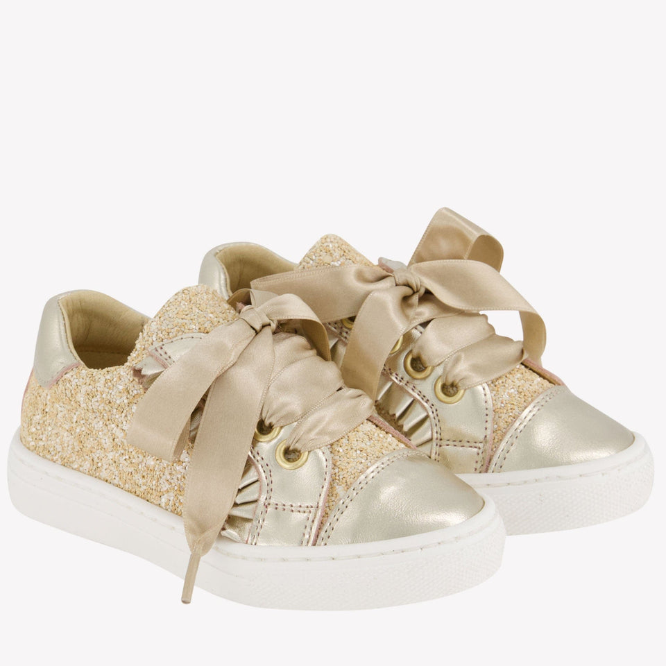 Andanines Meisjes Sneakers Licht Beige