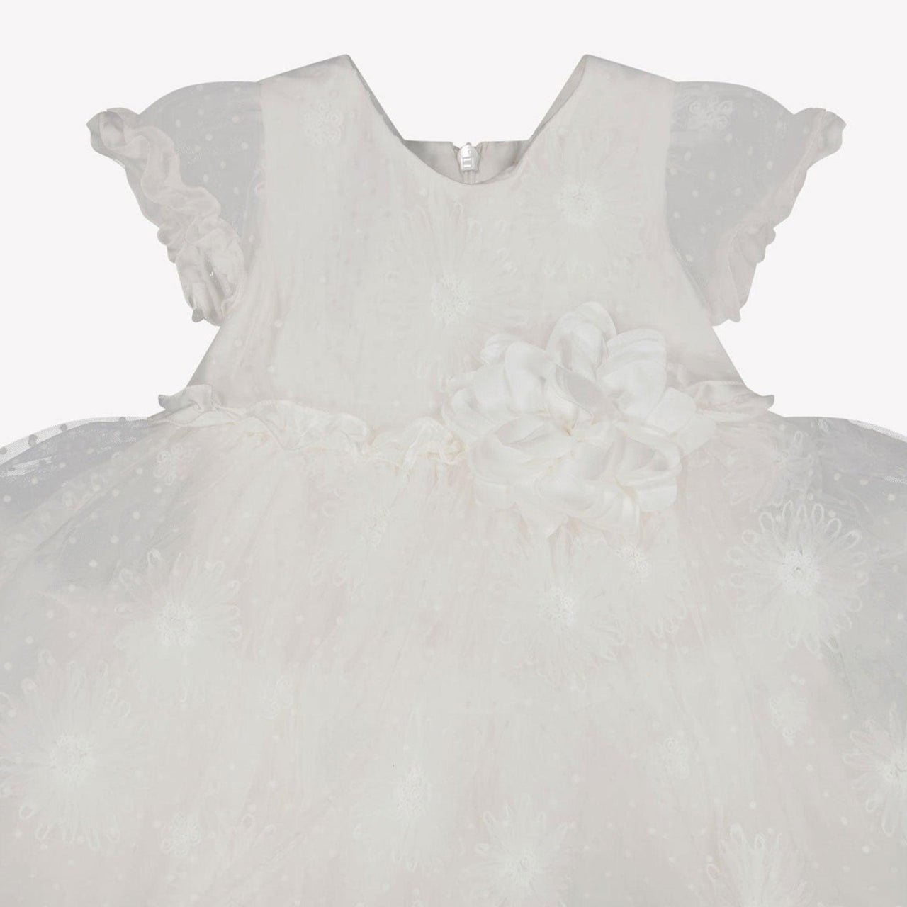 Monnalisa Baby Girls Dress  Offwhite
