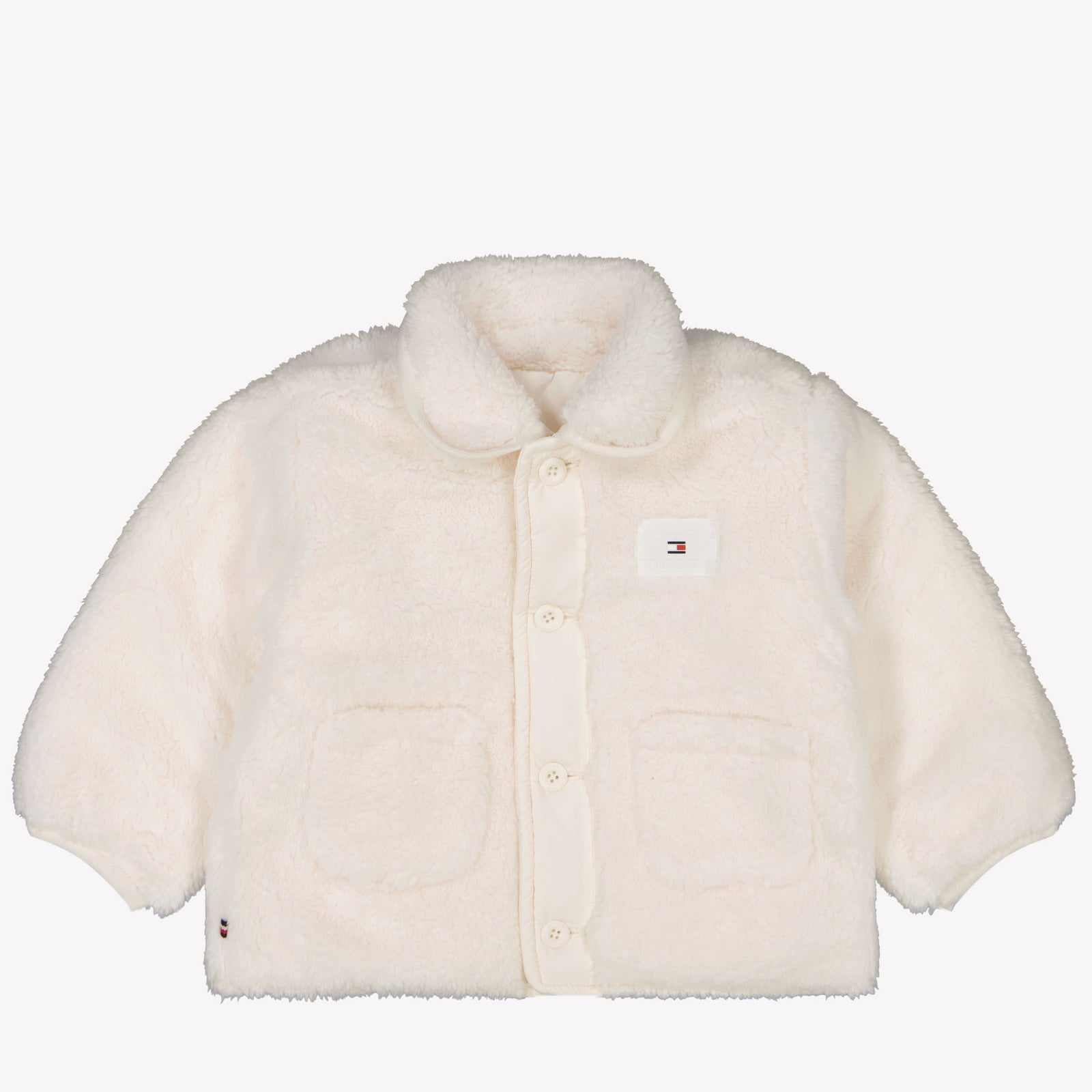 Tommy Hilfiger Baby faux fur jacket OffWhite