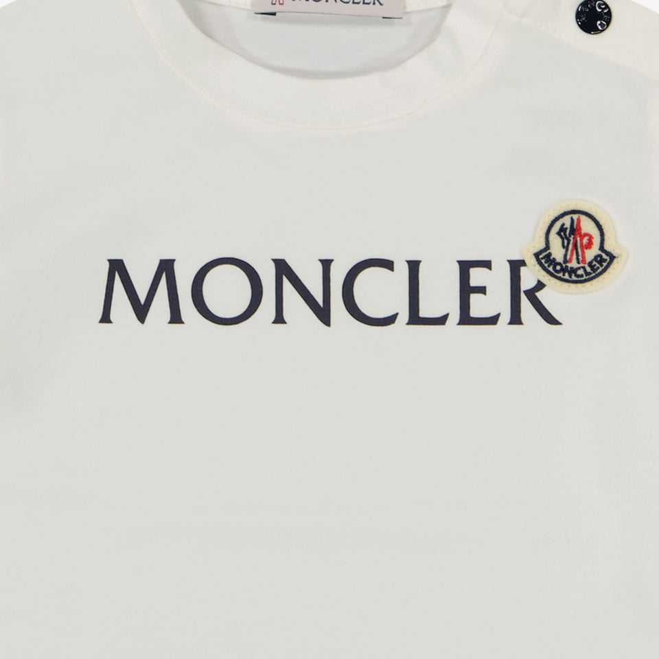 Moncler Baby Boys T-Shirt in White