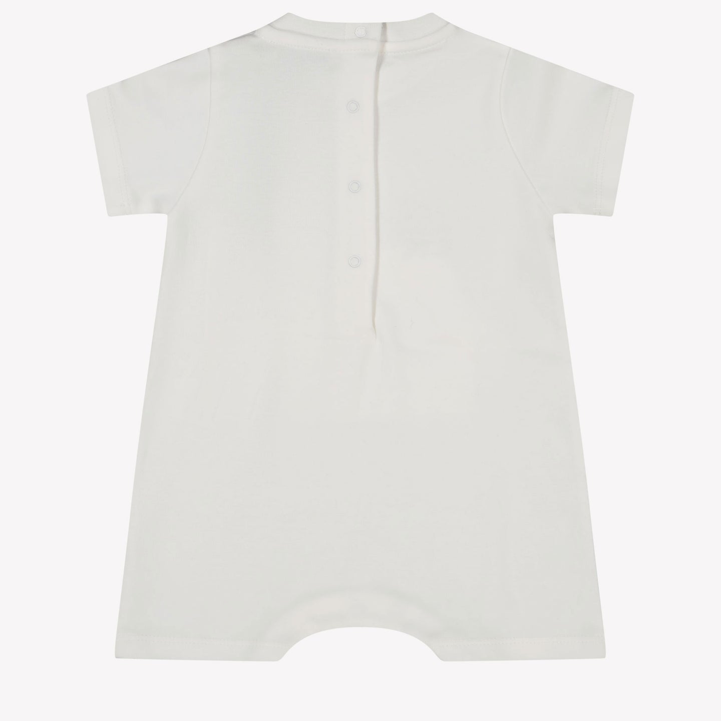 Moncler Baby Unisex Playsuit in White