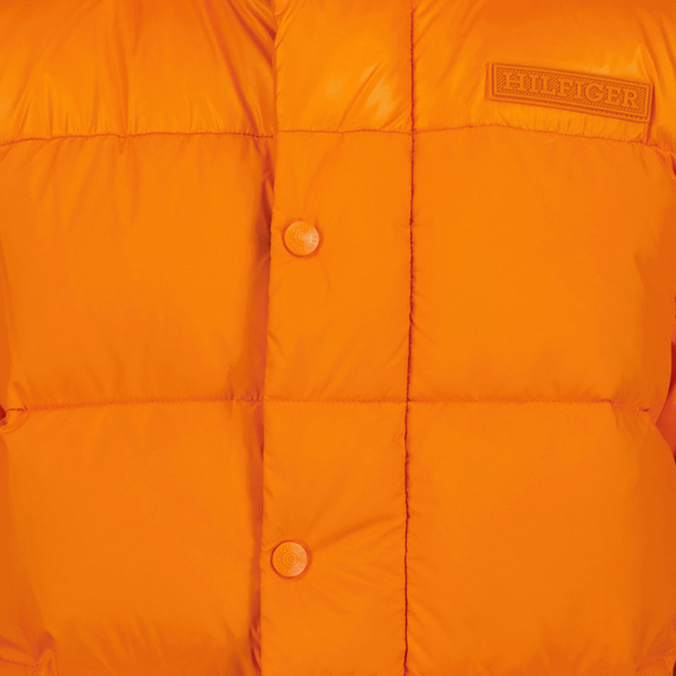 Tommy Hilfiger Boys Winter Coat Orange