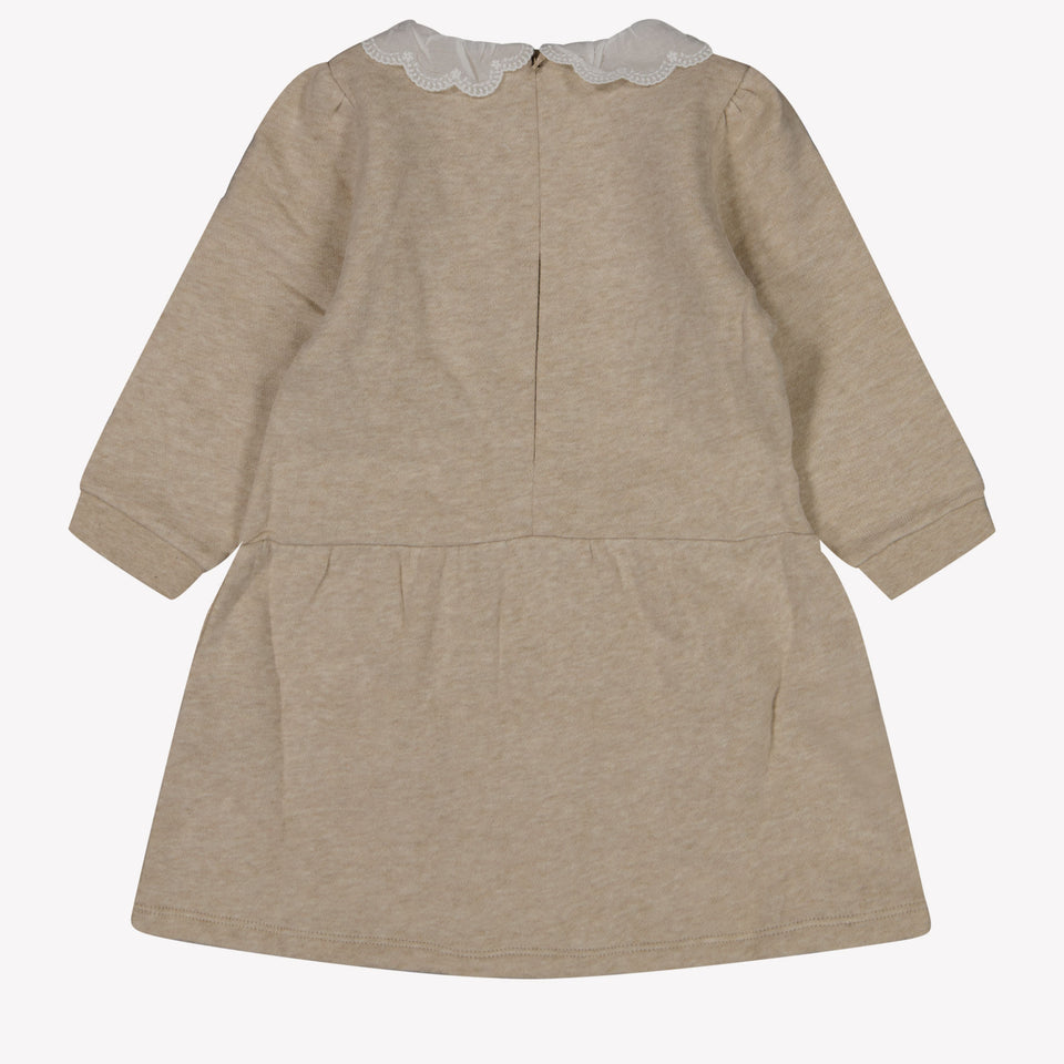 Chloé Baby Meisjes Jurk Licht Beige