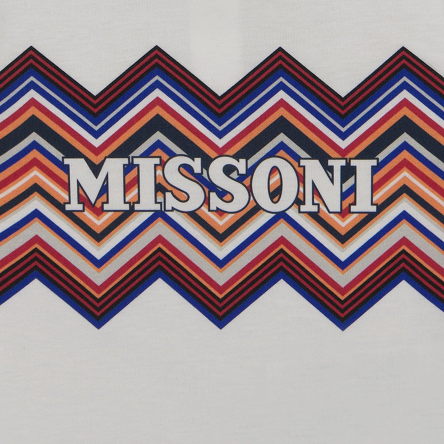 Missoni Baby Jongens T-shirt Wit 3 mnd