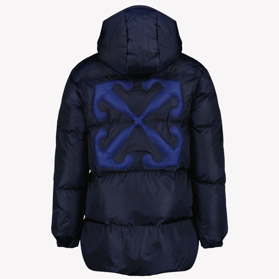 Off-White Boys winter coat Navy