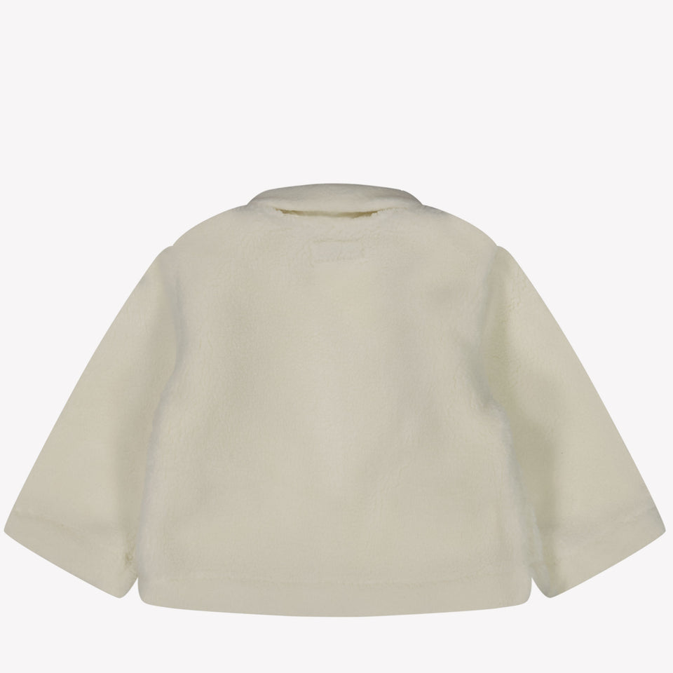 Calvin Klein Baby faux fur Jacket Offwhite