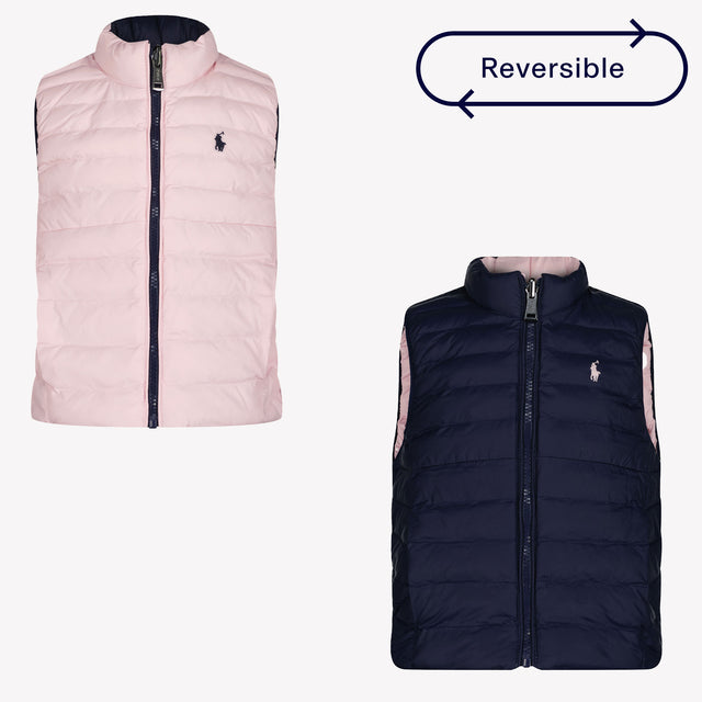 Ralph Lauren Kinder Unisex Bodywarmer in Light Pink