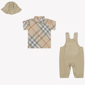 Burberry Darwin Baby Boys Set in Beige