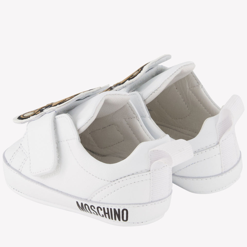 Moschino Baby Unisex Shoes In White