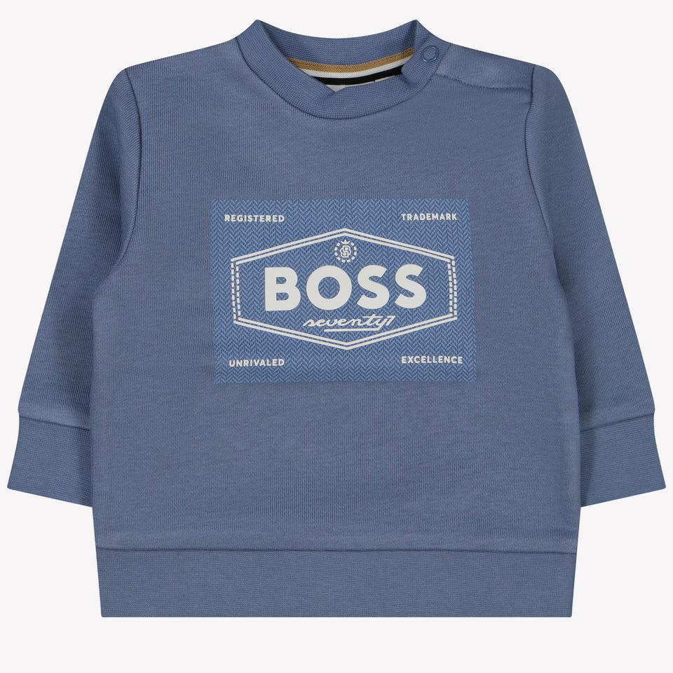 Boss Baby Jongens Trui Licht Blauw