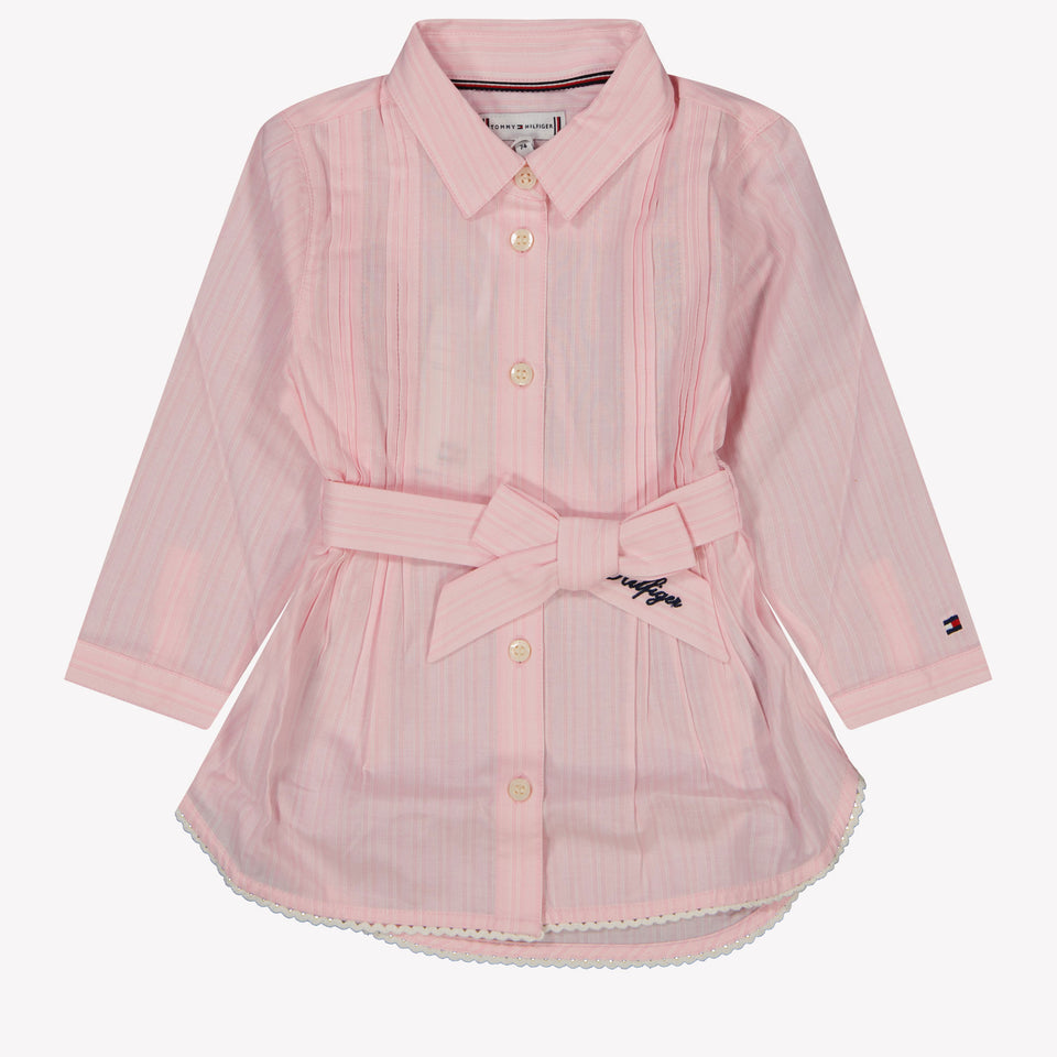 Tommy Hilfiger Baby Meisjes Jurk Licht Roze