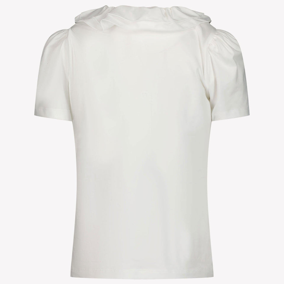 MonnaLisa Kinder Meisjes Blouse In Off White