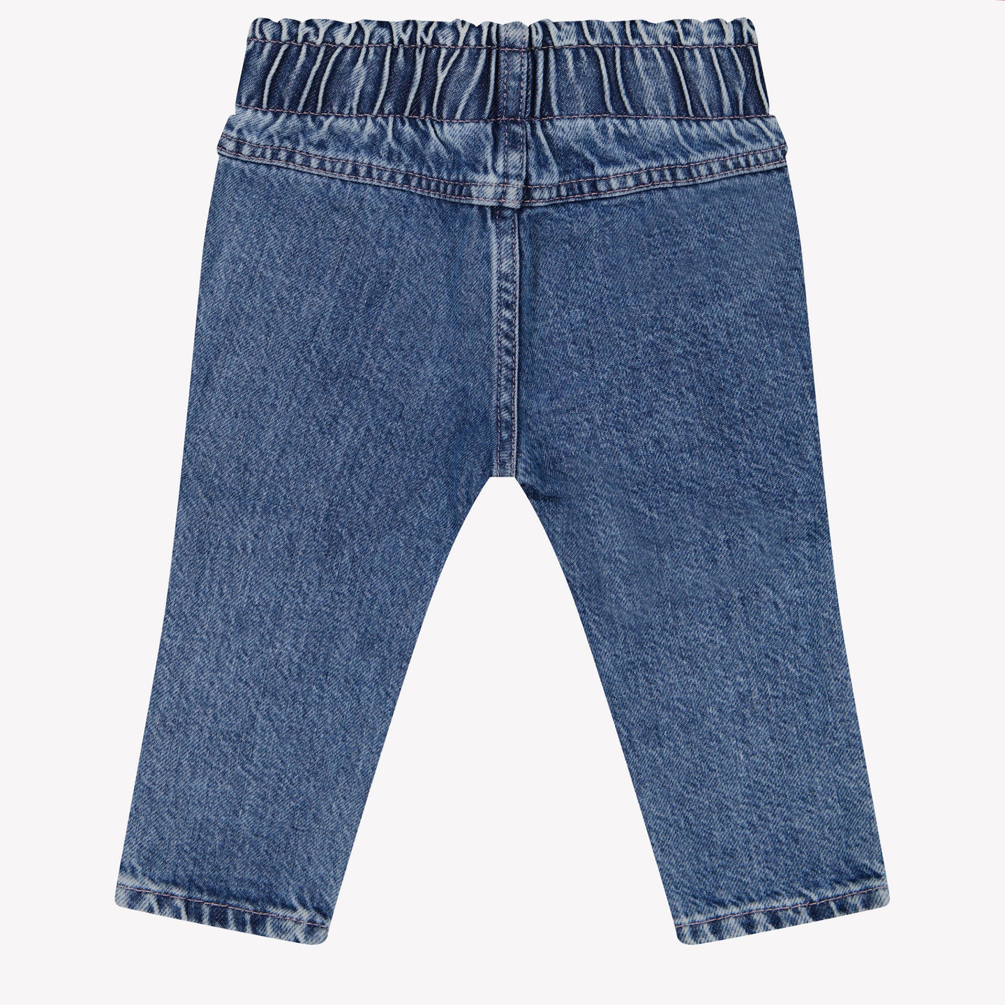 Guess Baby Girls Jeans In Light Blue