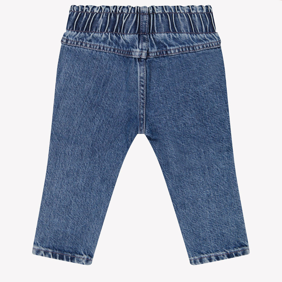 Guess Baby Girls Jeans In Light Blue