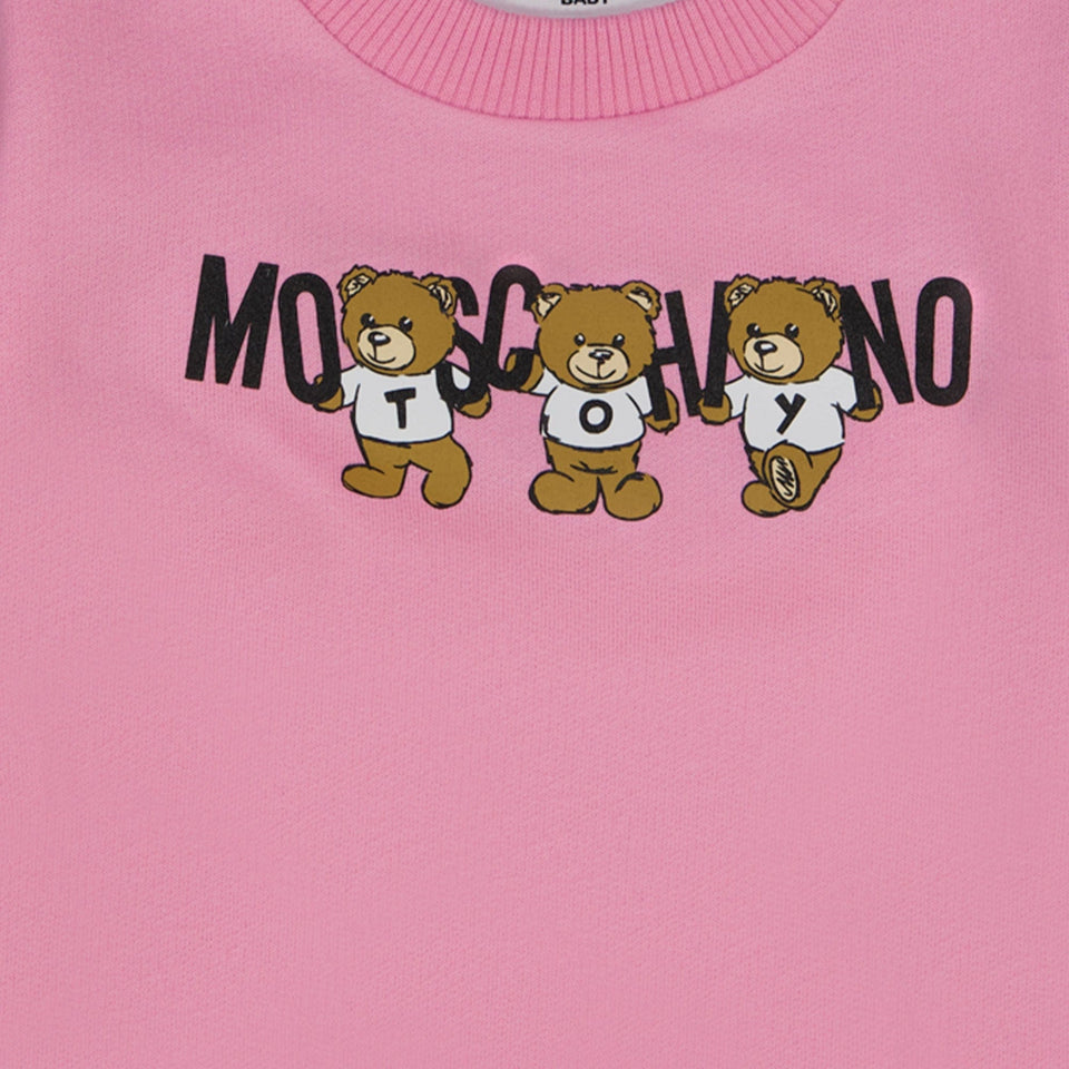 Moschino Baby Unisex Trui Roze