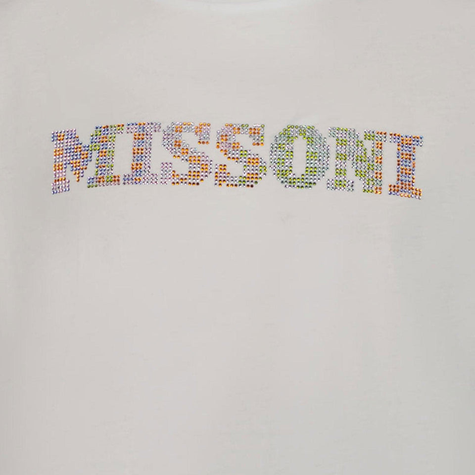 Missoni Kids Girls in T-Shirt White