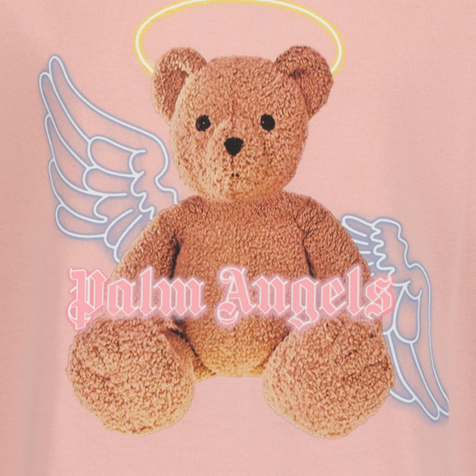 Palm Angels Meisjes T-shirt Roze