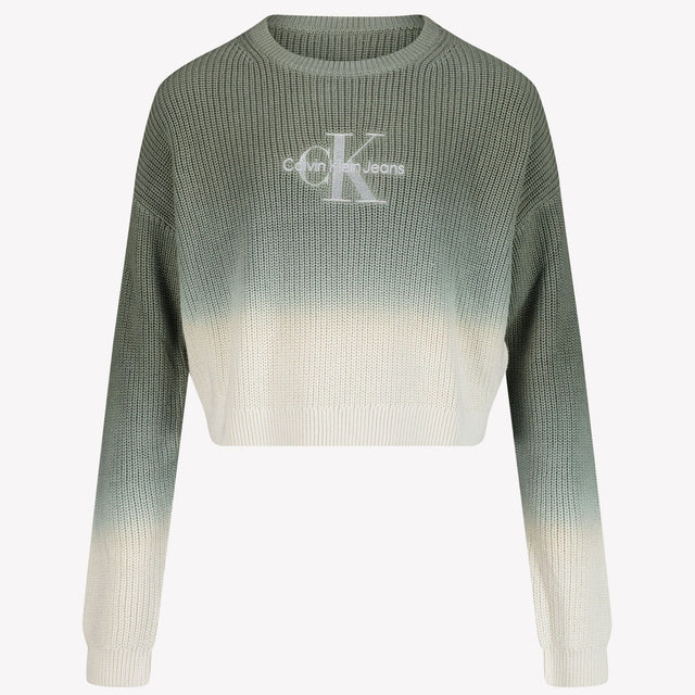 Calvin Klein Meisjes Trui Groen 4Y