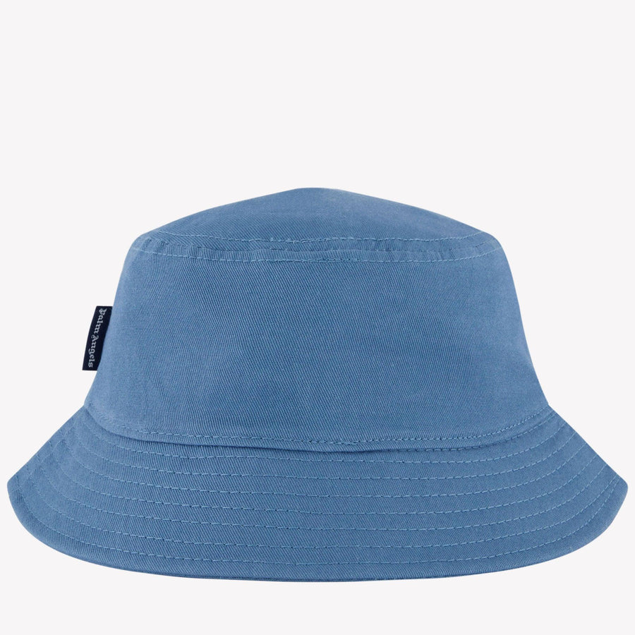 Palm Angels Kids Boys Hat Blue