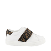 Fendi Kids Unisex Sneakers White